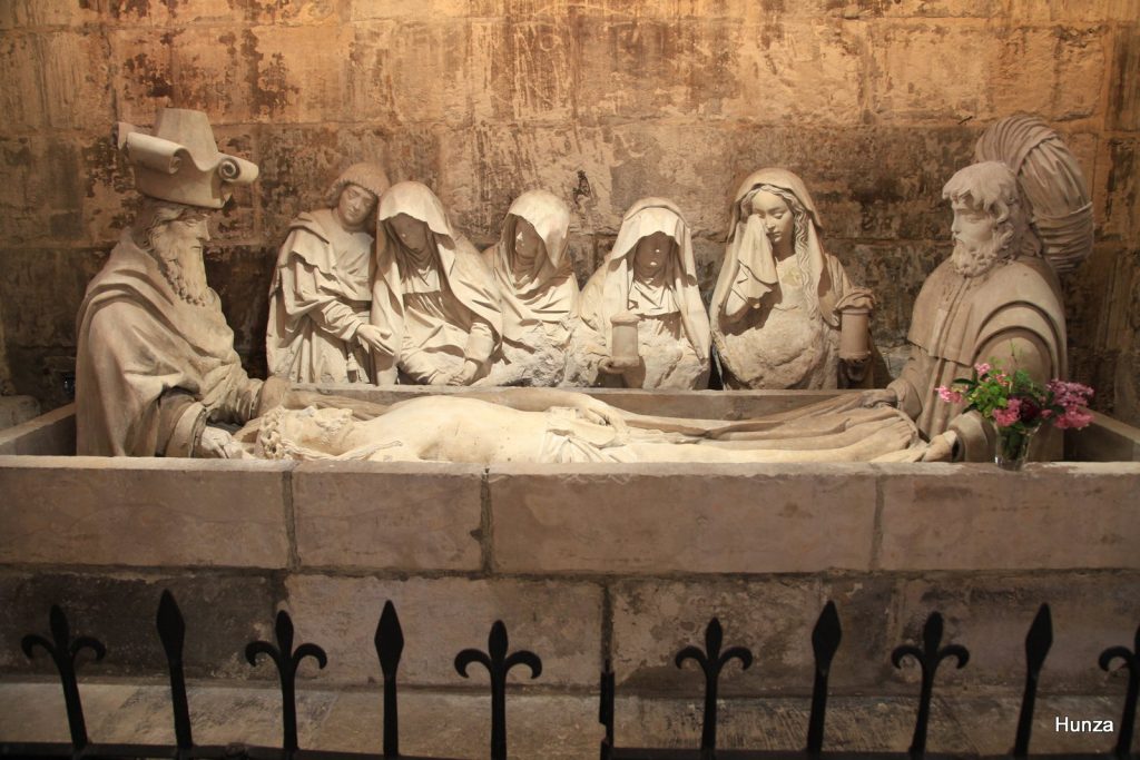 Mise au tombeau dans l’église Notre-Dame à Louviers