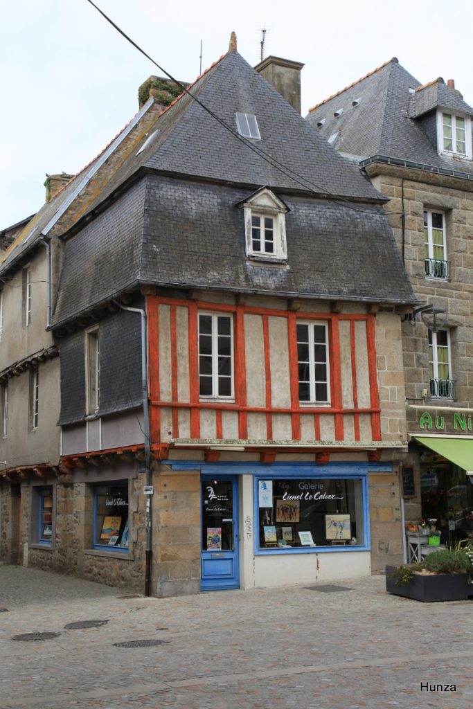 Architecture traditionnelle en pans de bois à Paimpol