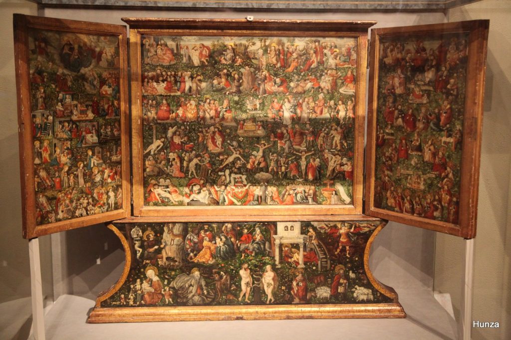 Triptyque de l’Ancien et du Nouveau Testament, exposé au musée Rolin à Autun