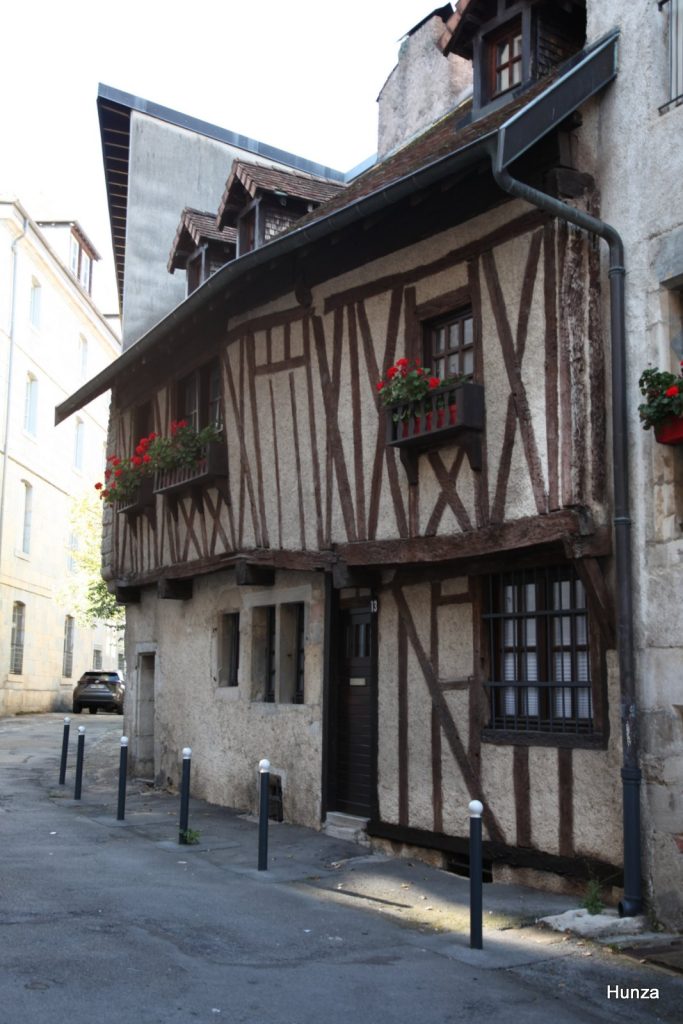 Maison à pans de bois dans le quartier Battant à Besançon