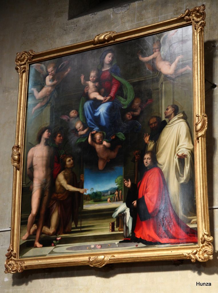 Tableau de la Vierge aux Saints dans la cathédrale Saint-Jean de Besançon