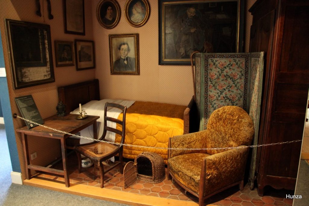 Reconstitution de la chambre de Marcel Proust au musée Carnavalet à Paris