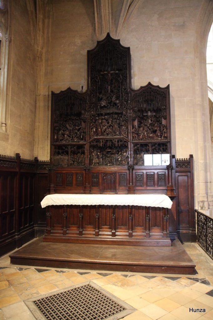 Retable flamand dans l’église Saint-Germain l’Auxerrois, Paris