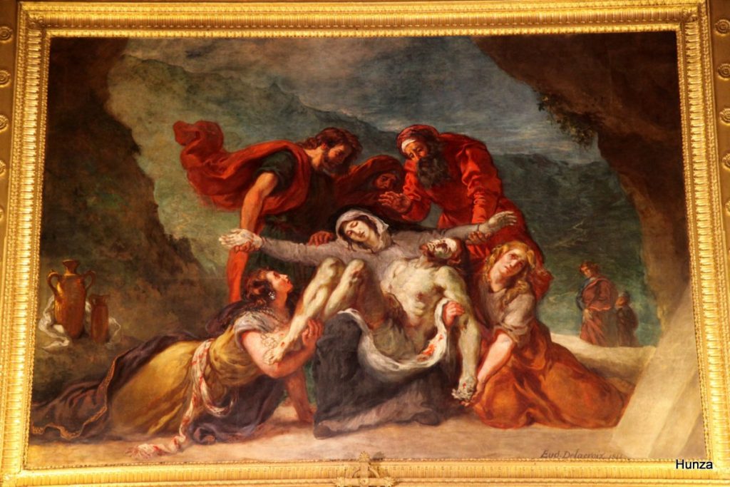 La Pietà d’Eugène Delacroix dans l’église Saint-Denys du Saint-Sacrement