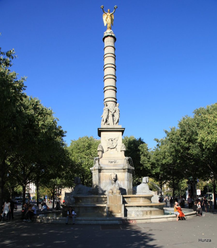 Place du Châtelet à Paris 1er arrondissement