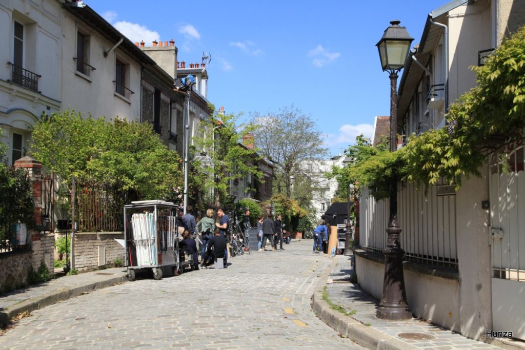 Rue Irénée Blanc dans le quartier de la Campagne à Paris