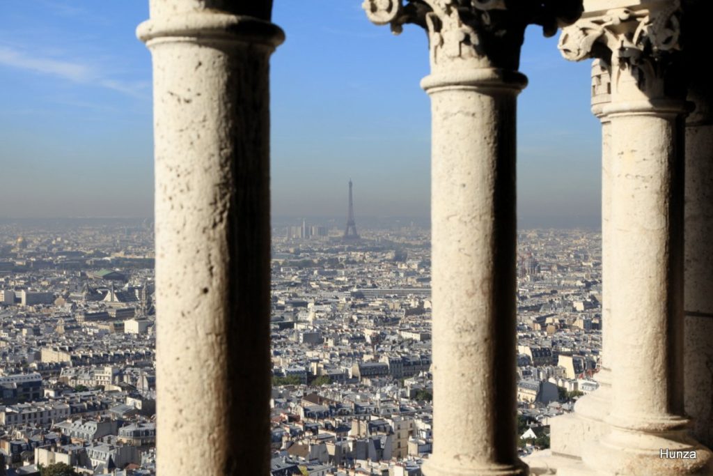 Vue panoramique à 360 degrés depuis le dôme du Sacré-Cœur