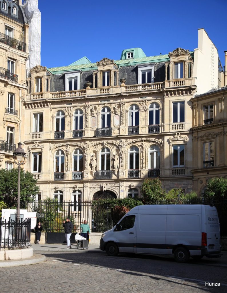 Hôtel de la Païva place Saint-Georges dans le 9e arrondissement de Paris