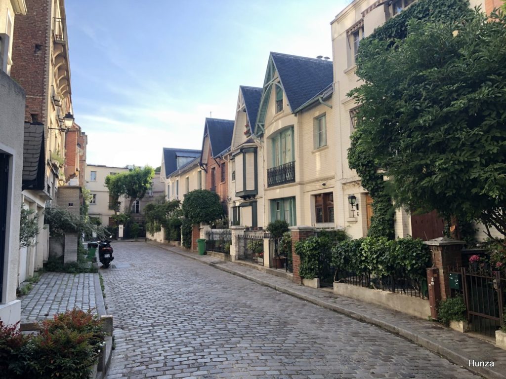 Villa Léandre sur l’avenue Junot à Montmartre