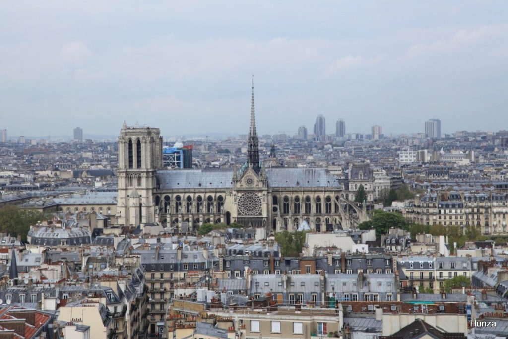 Vue panoramique de Paris avec Notre-Dame – visiter Paris par arrondissement