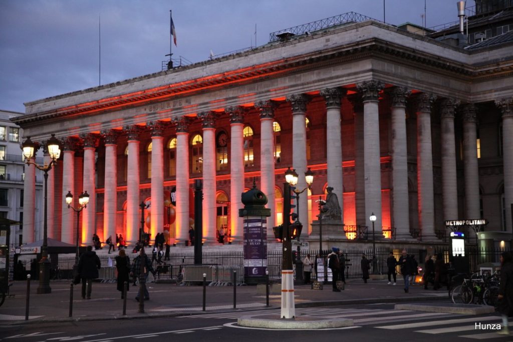 Palais Brongniart place de la Bourse à Paris
