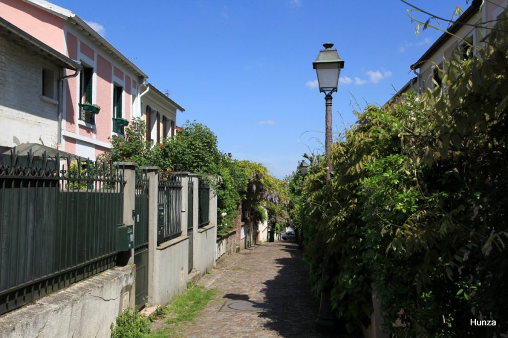 Villa Renaissance, quartier de la Mouzaïa près des Buttes-Chaumont