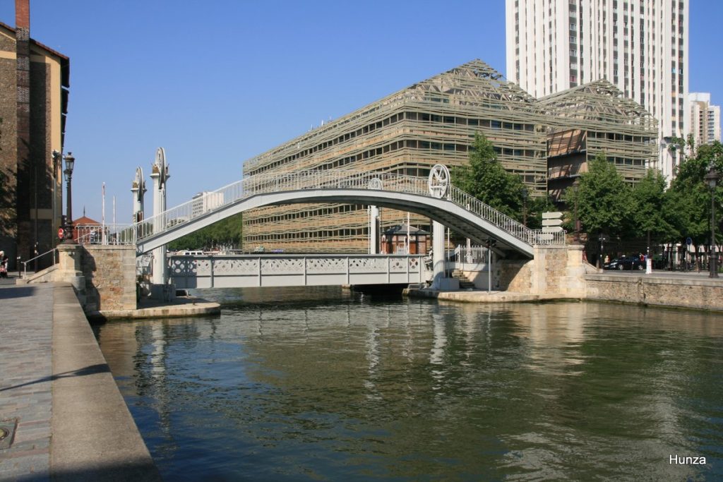 Pont levant de la rue de Crimée