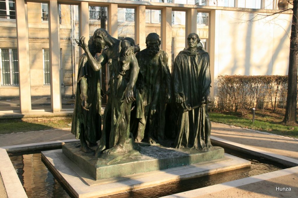 Les Bourgeois de Calais sculpture d’Auguste Rodin au musée Rodin