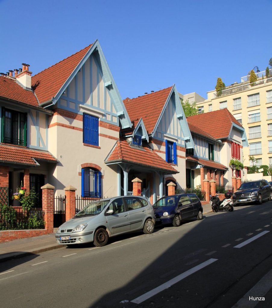 "La Petite Alsace" donnant sur la rue Daviel à Paris 13ème arrondissement ,