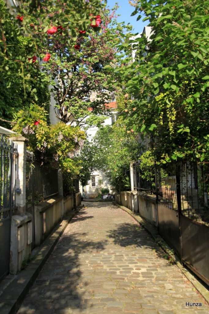 Square des Peupliers quartier de la Butte aux Cailles