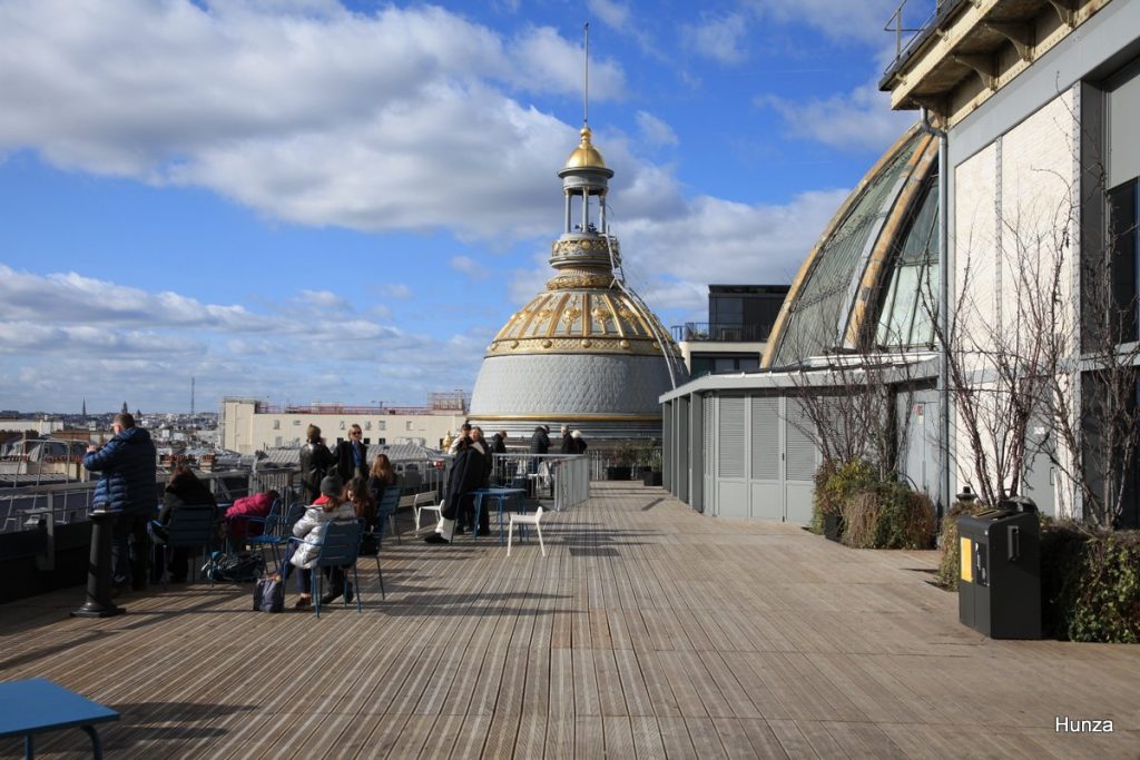 Paris, terrasse panoramique du Printemps Haussmann
