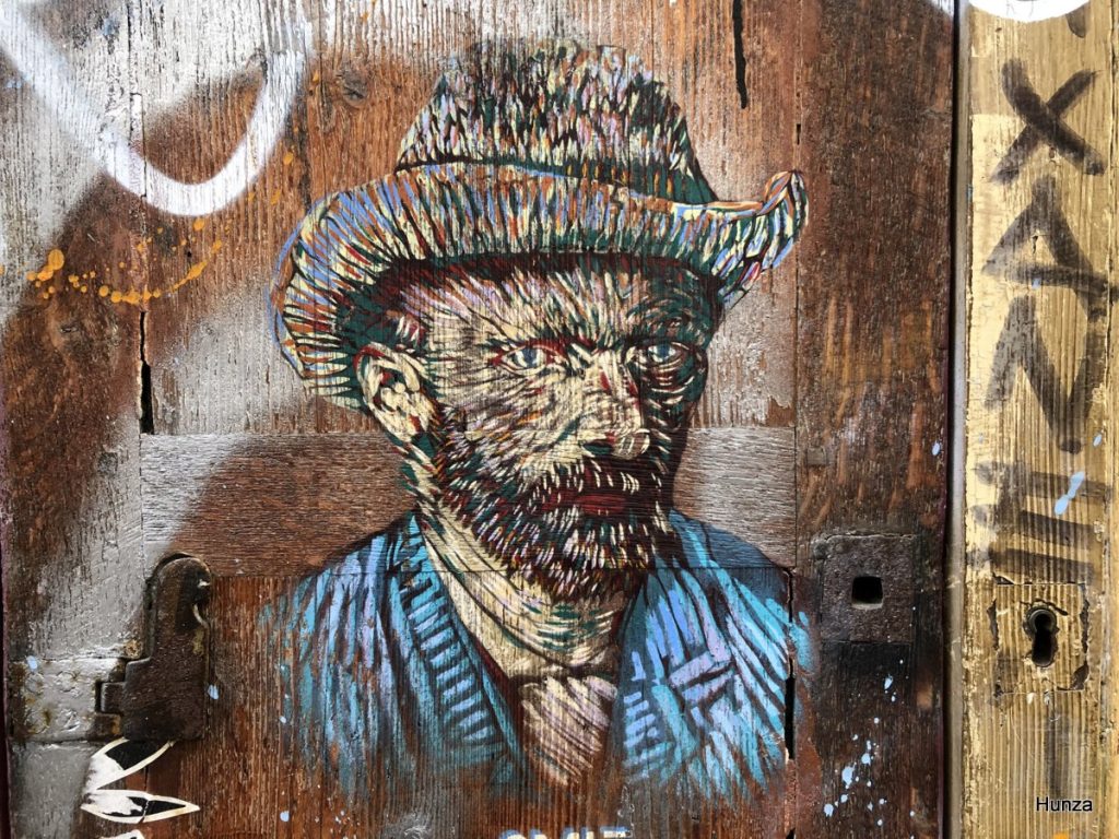 Butte aux Cailles, street art (Van Gogh)