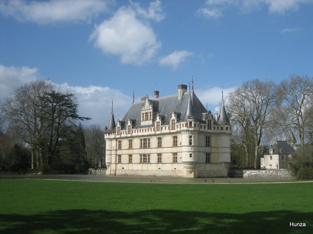 Façade sud du château d’Azay-le-Rideau