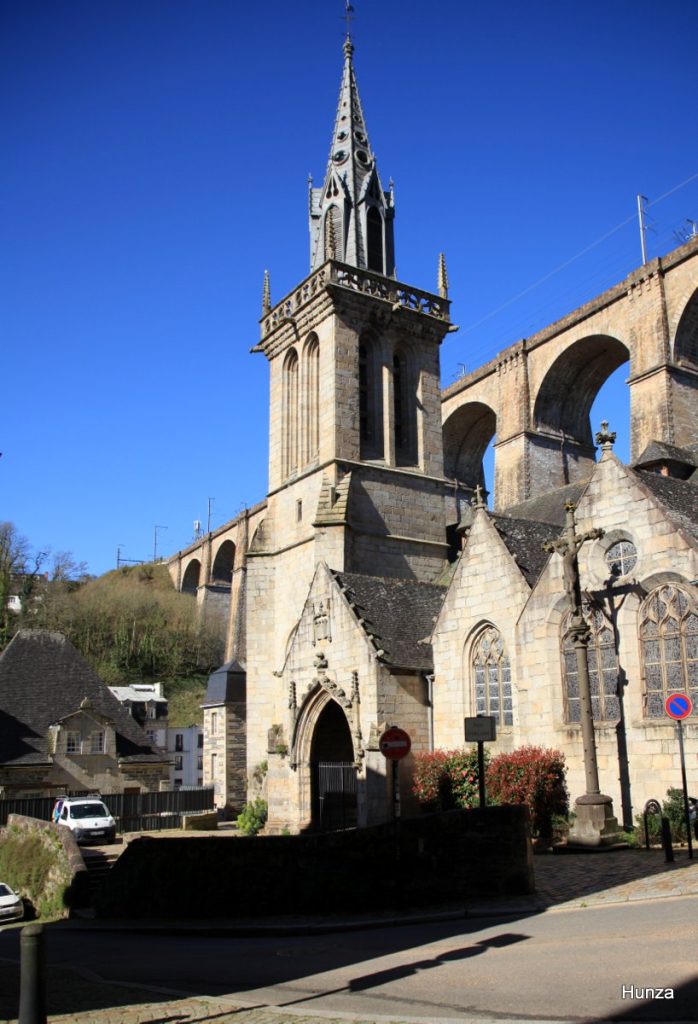 Façade sud de l’église Saint Mélaine à Morlaix