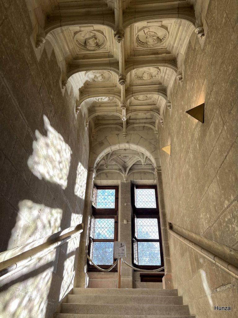 Plafond de l'escalier d’honneur Renaissance du château d’Azay-le-Rideau