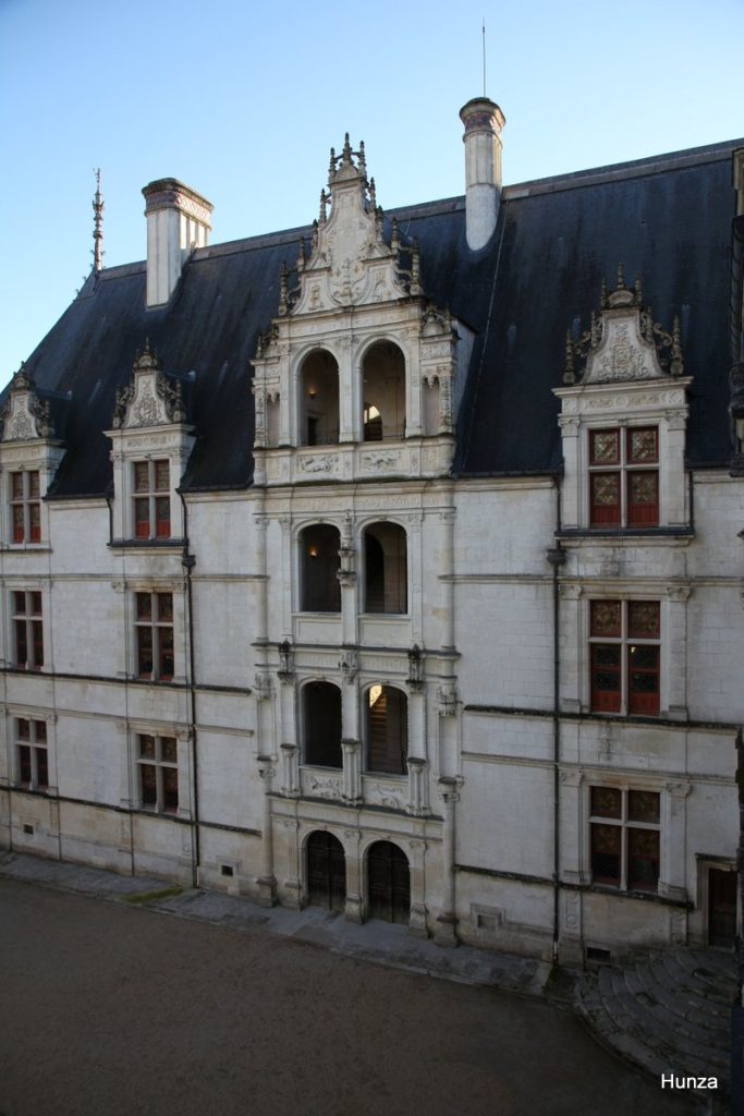 Escalier d’honneur Renaissance du château d’Azay-le-Rideau