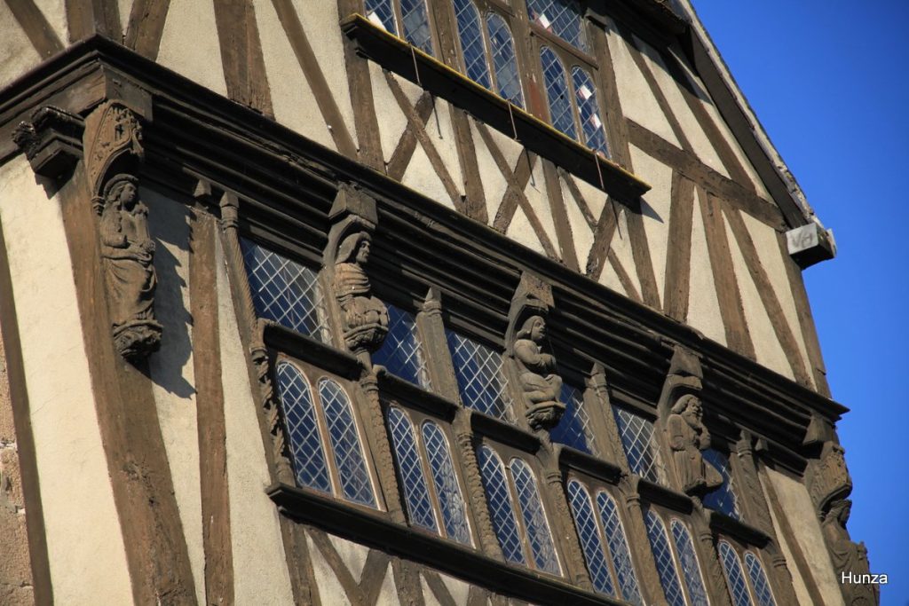 Façade sculptée de la maison dite de la Duchesse Anne à Morlaix