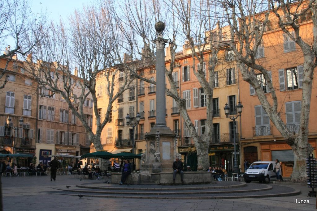 Fontaine de la place de l’Hôtel de Ville à Aix-en-Provence