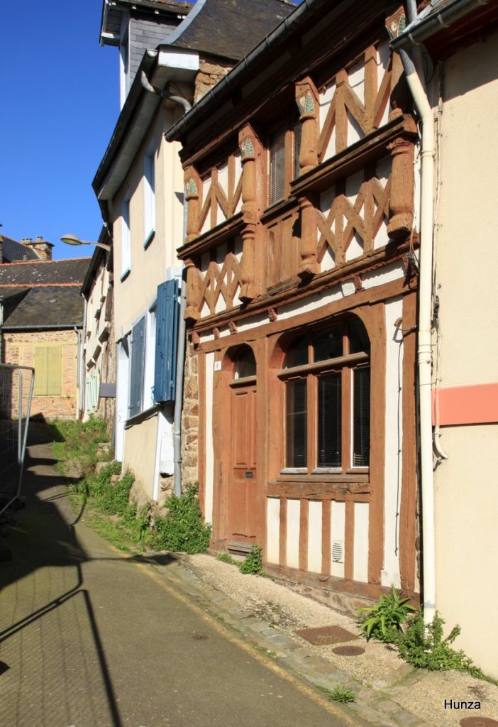 Maison à colombages rue du Petit Boulevard à Lamballe