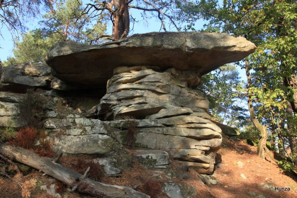 Belvédère Carnot dans le secteur du Rocher Cassepot en forêt de Fontainebleau