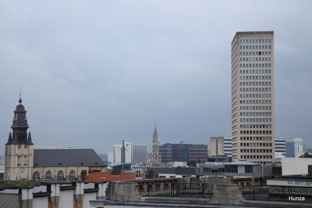 Belvédère de la place Poelaert  située devant le palais de justice de Bruxelles 