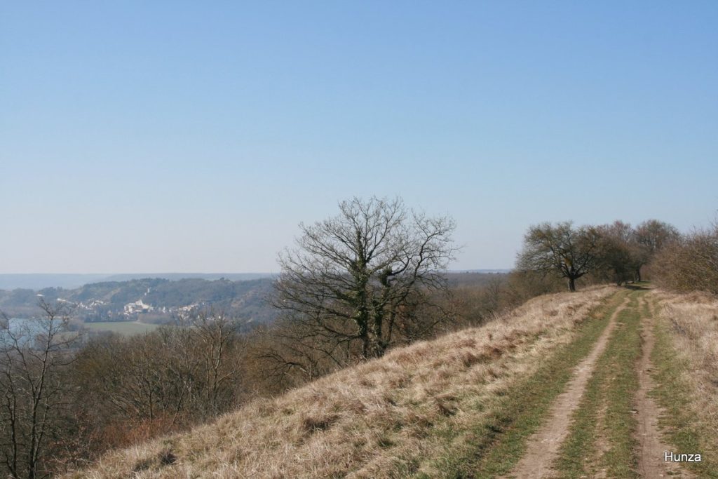 Coteaux de la Seine sur le GR2 dans le parc du Vexin