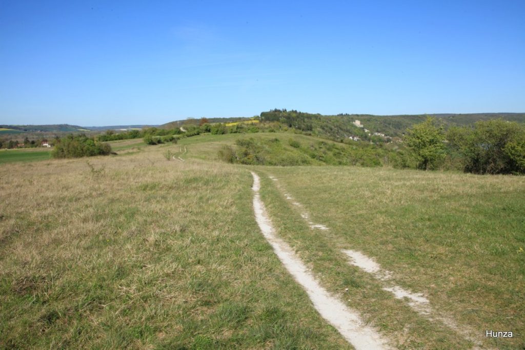 Le GR2  sur les crêtes de la vallée de la Seine