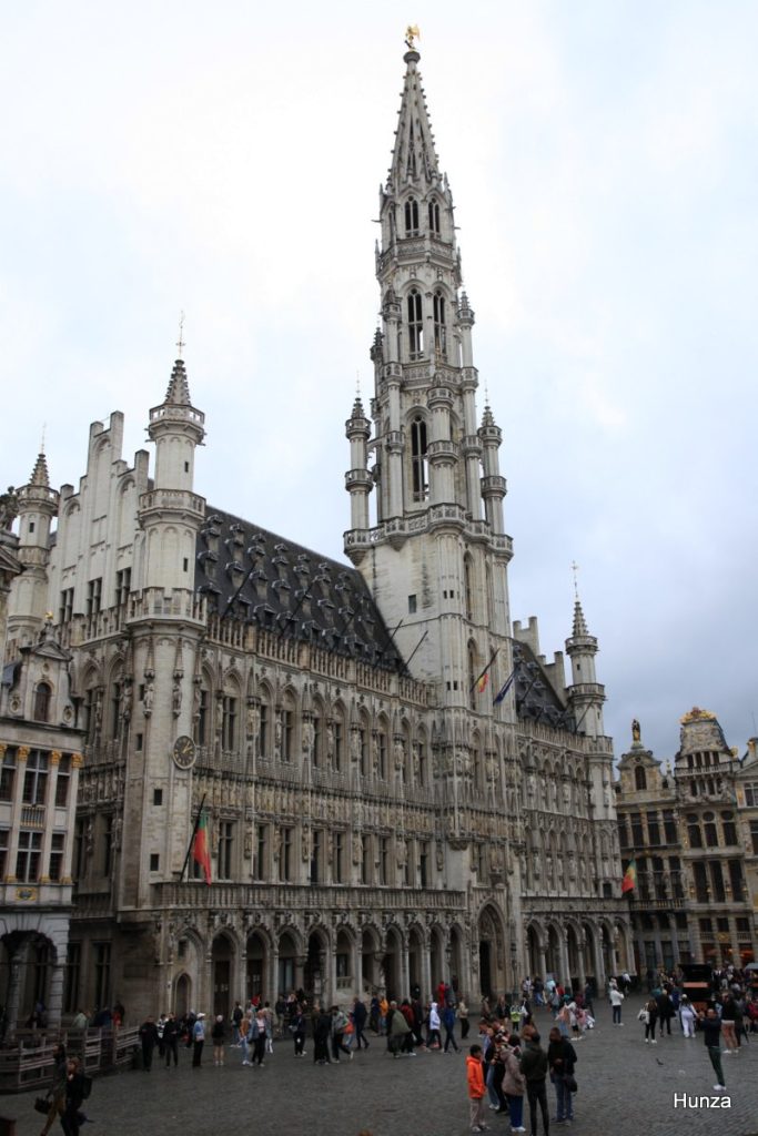 Façade de l’Hôtel de Ville de Bruxelles sur la Grand-Place