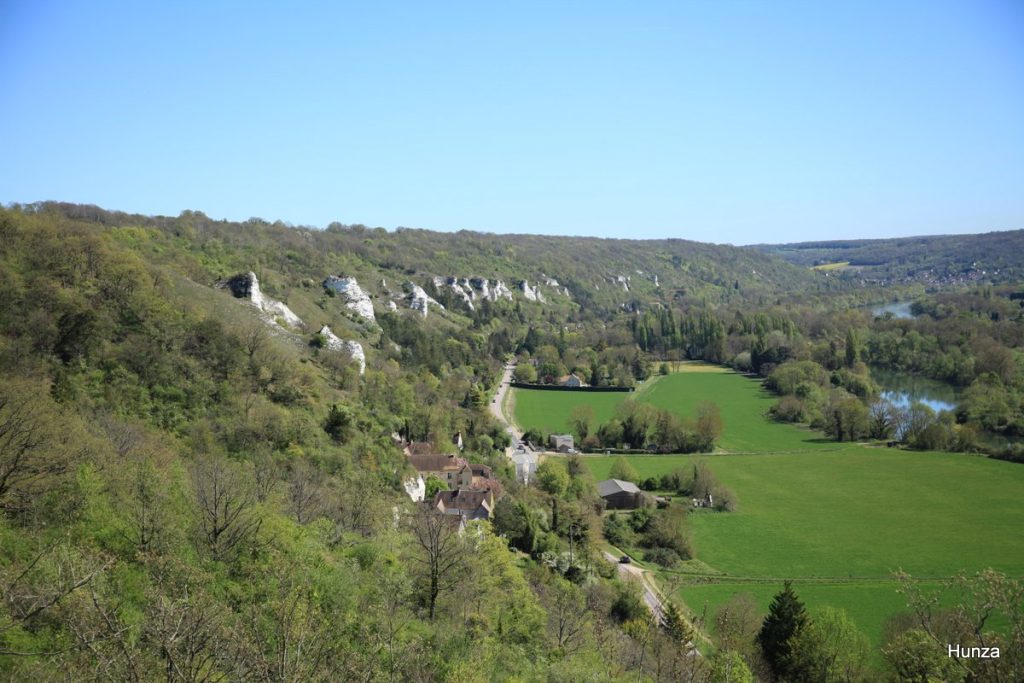 Falaises de Haute-Isle et vallée de la Seine dans le Vexin français