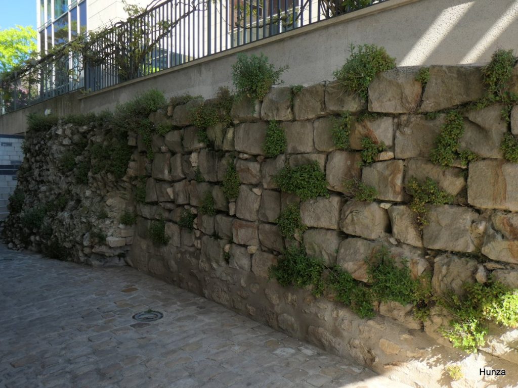 Vestiges du mur gallo-romain à Melun