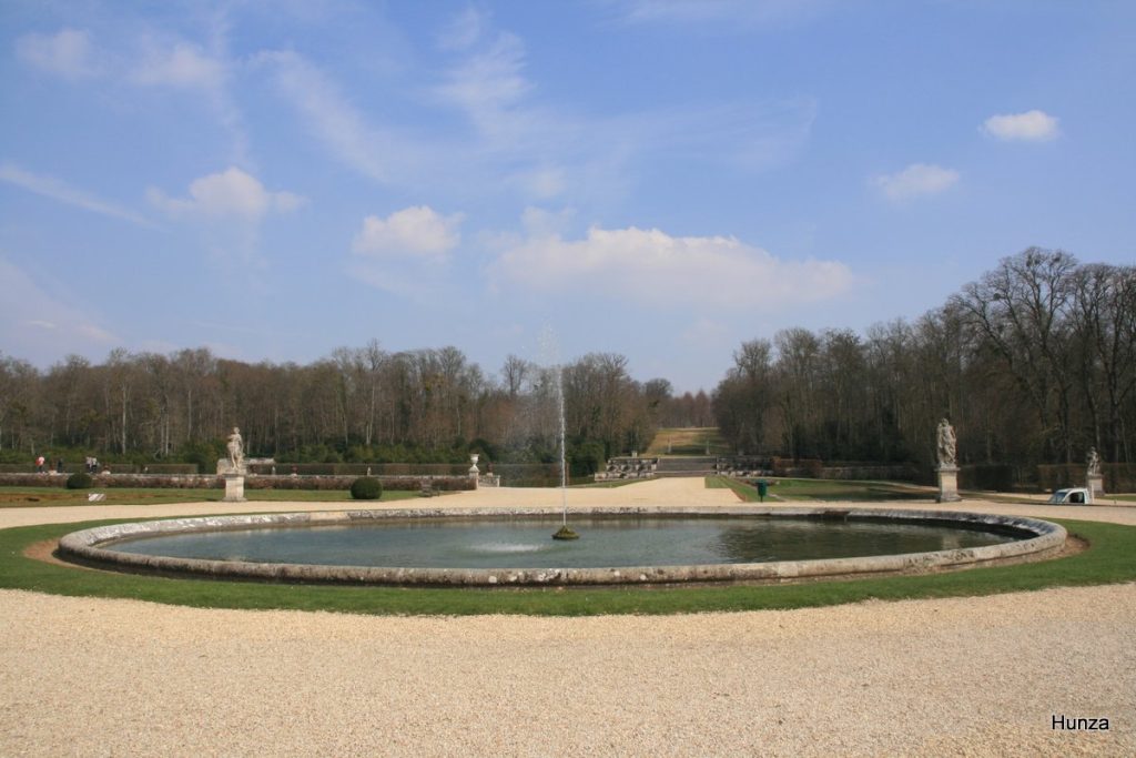 Rond d’eau dans le parc du château de Vaux-le-Vicomte