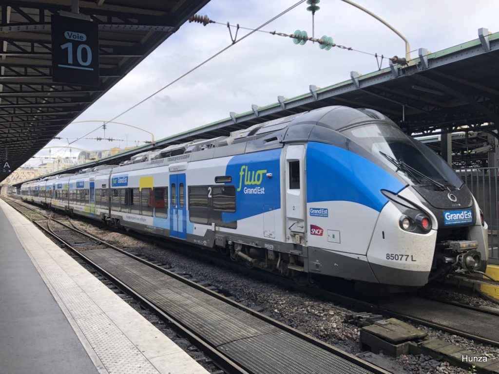 Régiolis Intercités en gare de Paris-Est