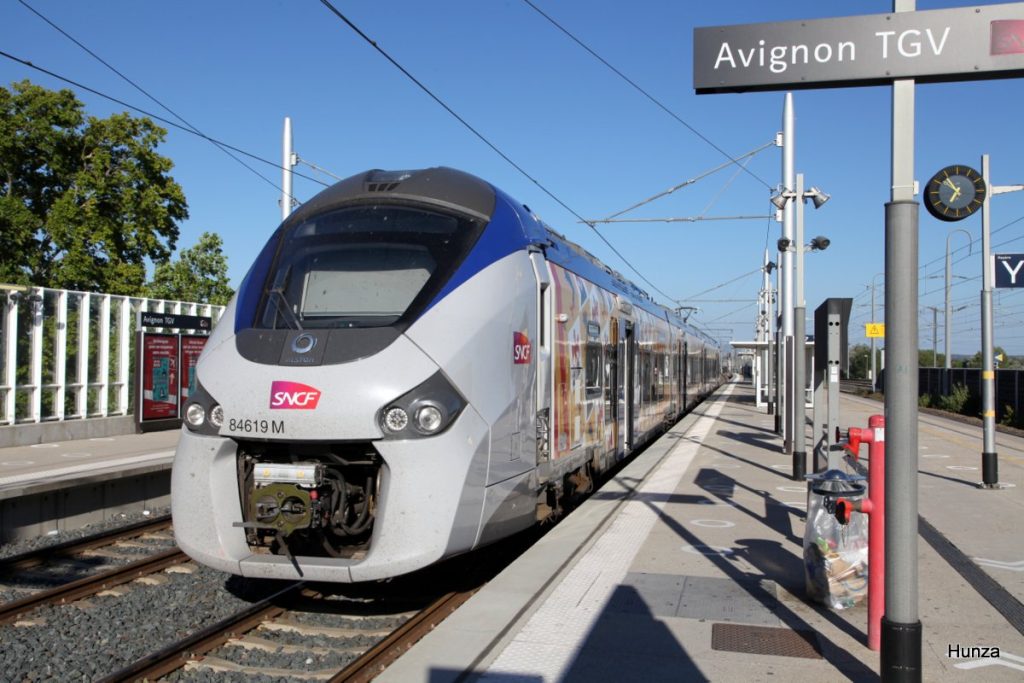 Régiolis en gare d’Avignon TGV