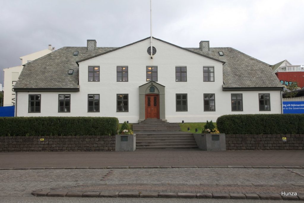 Bureau du Premier ministre à Reykjavik en Islande bâtiment officiel du gouvernement