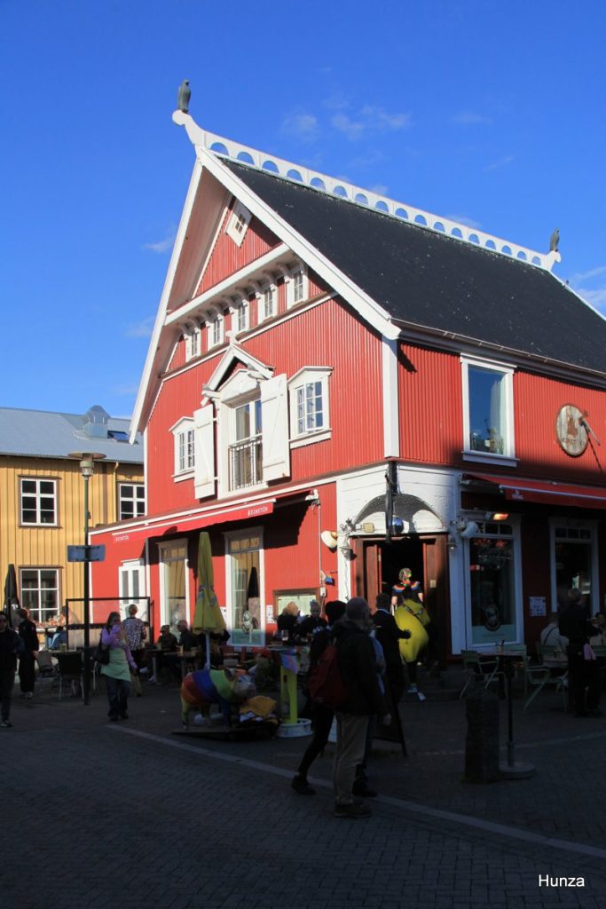 Fálkahúsið, l’une des maisons anciennes du centre historique de Reykjavik