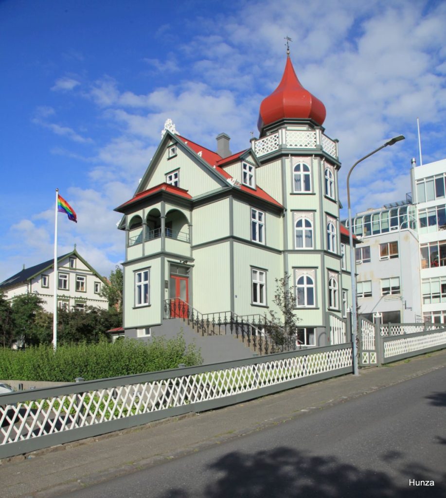 Maison Næpan à Reykjavik construite en 1903 dans le centre-ville