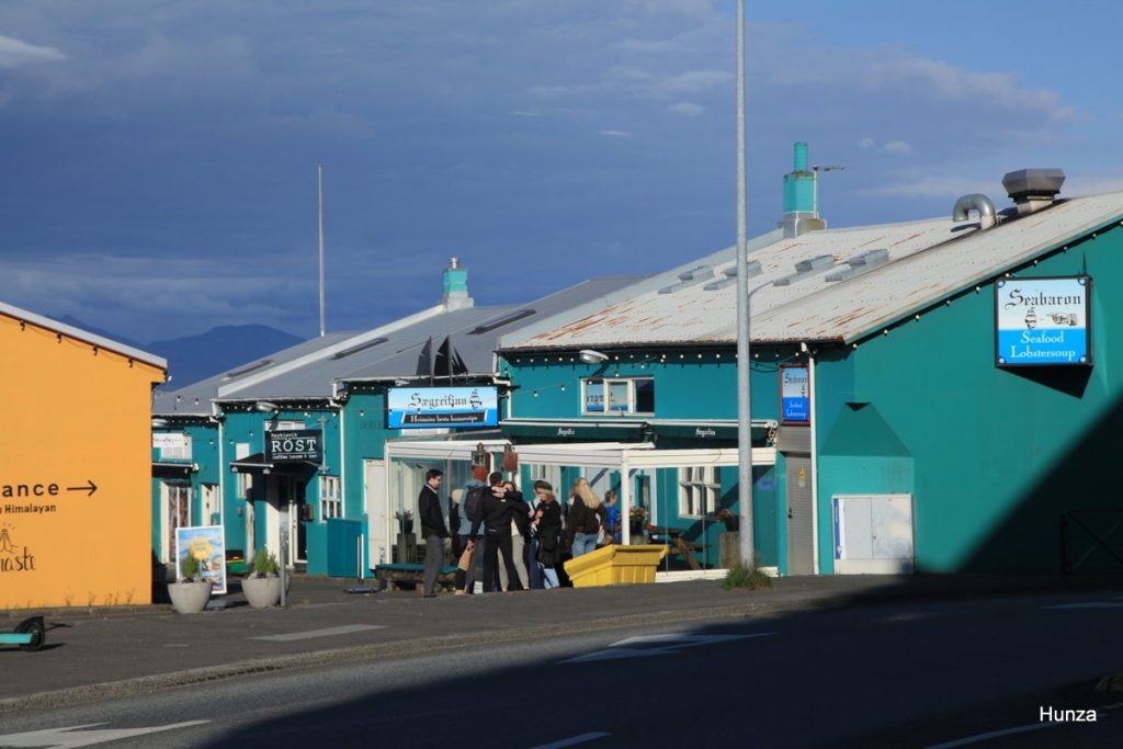Restaurants du port de Reykjavík 