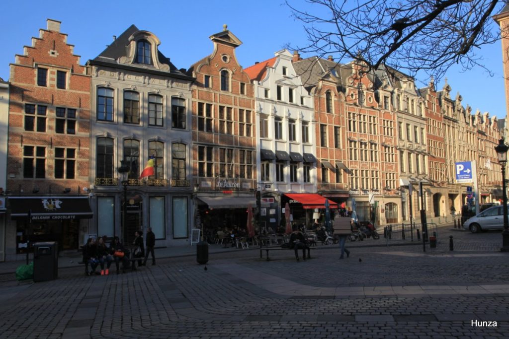 Bruxelles, place de l'Agora