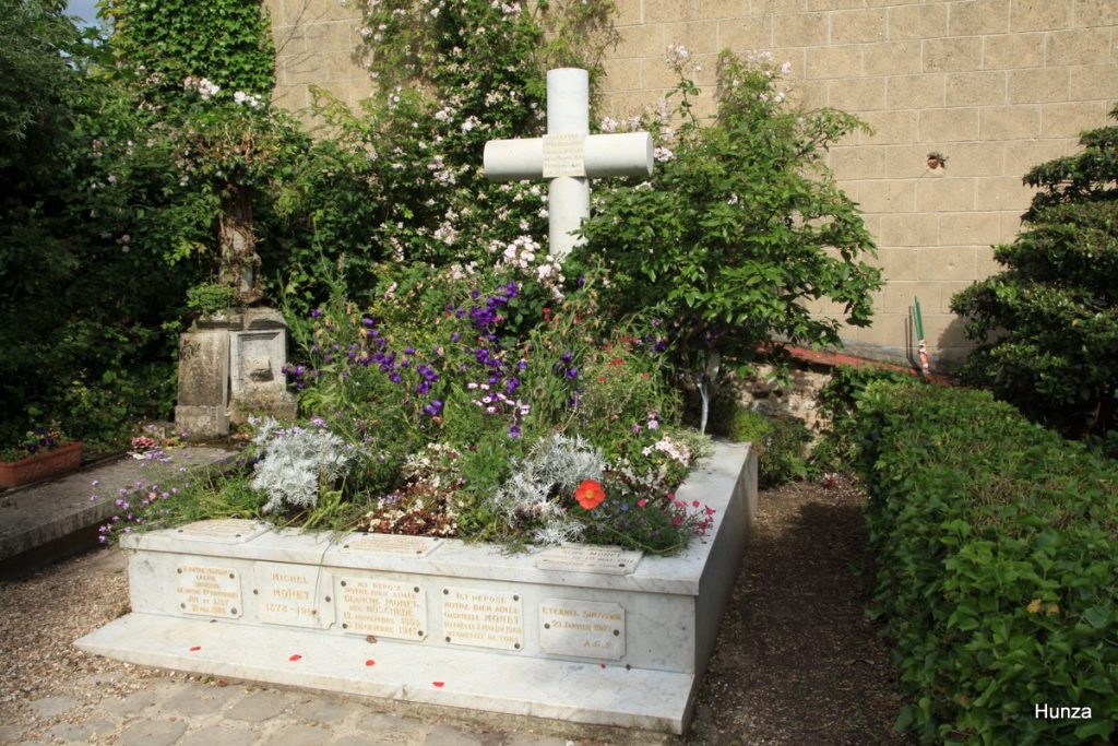 Tombe fleurie de Claude Monet à Giverny