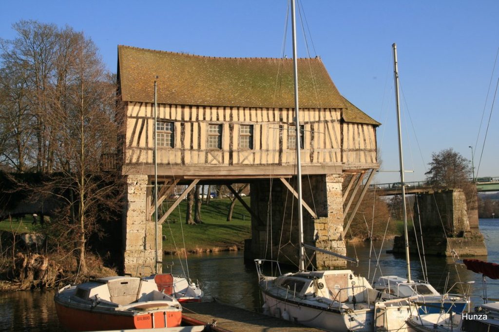Maison sur l’eau à Vernon au bord de la Seine