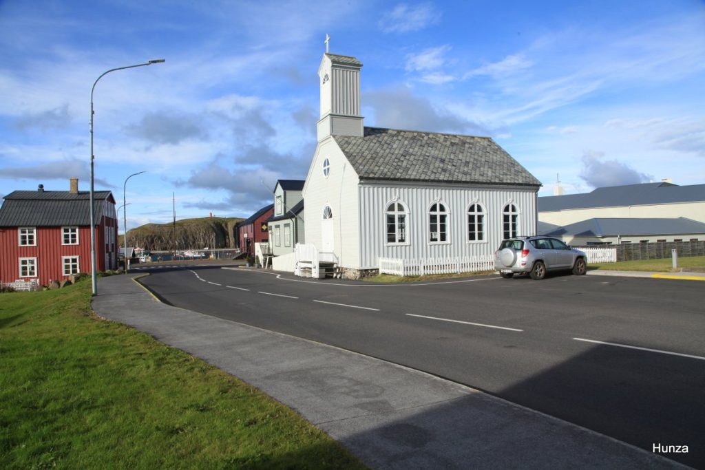 Église de Stykkishólmur sur la péninsule de Snæfellsnes en Islande
