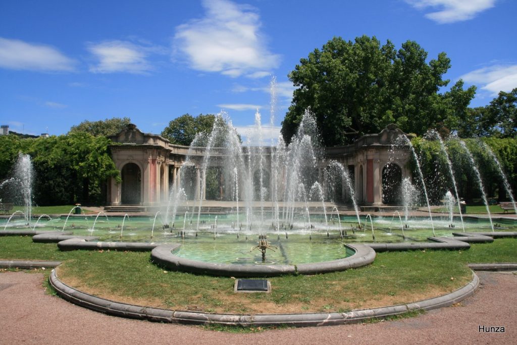 Les fontaines du parc Doña Casilda à Bilbao