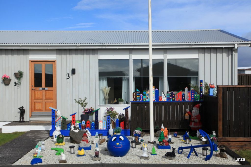 Maison dans le village de Hellissandur sur la péninsule de Snæfellsnes