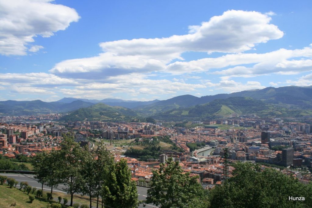 Vue générale de Bilbao depuis les hauteurs d’Artxanda